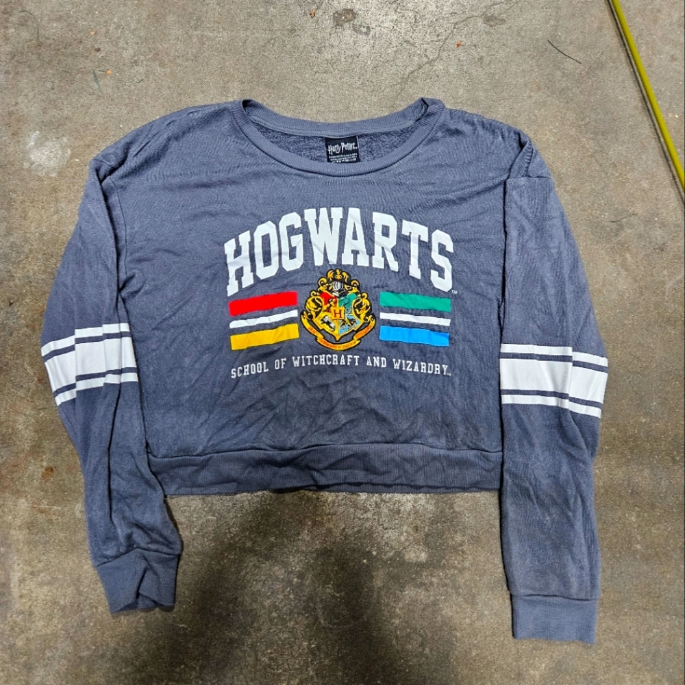 Harry Potter Hogwarts Houses Crop Top size Large